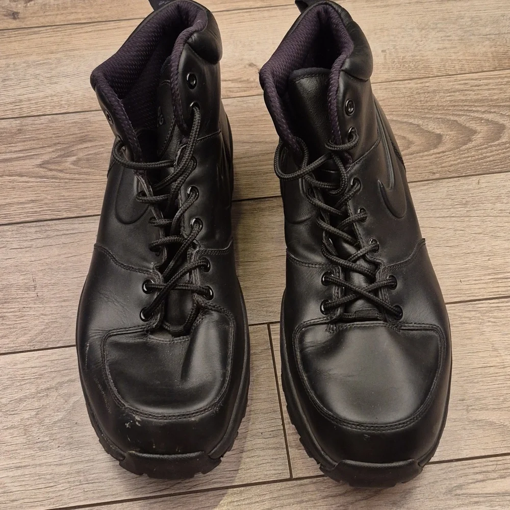 NIKE ACG Manoa Manoadoame Path Valsetz Leather Sz 13 Mens Shoes Boots 454350-003